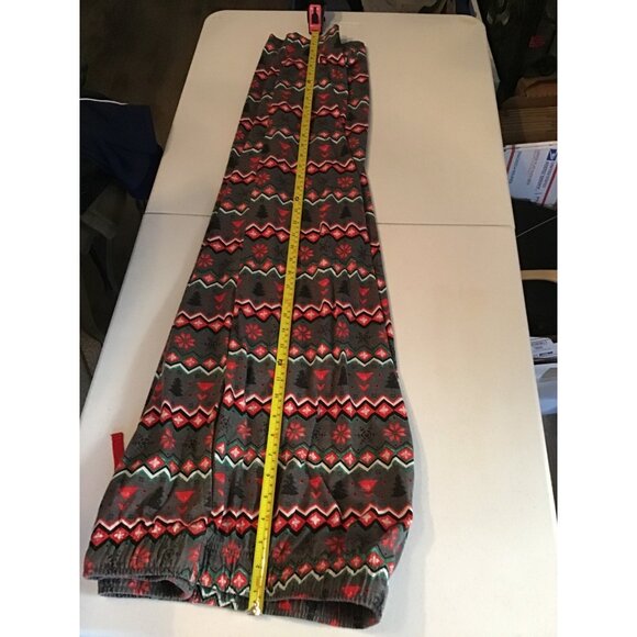 WONDERSHOP- MENS GREY/RED/GREEN ELASTIC WAIST PULLOVER PAJAMA PANTS SIZE X-LARGE - Picture 5 of 6